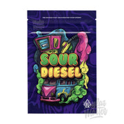 Zipper Seal, SOur Diesel, Sour, Smell Proof, Resealable, Packaging, package, Mylar Bags, Manufacturing, Insane, Food Grade, Flower, Empty Packaging, Empty Bags, Empty, Dry Herb, Diesel, Cannabis Flower, Cannabis, All Dry Herb Packs, 7g, 3.5g, 