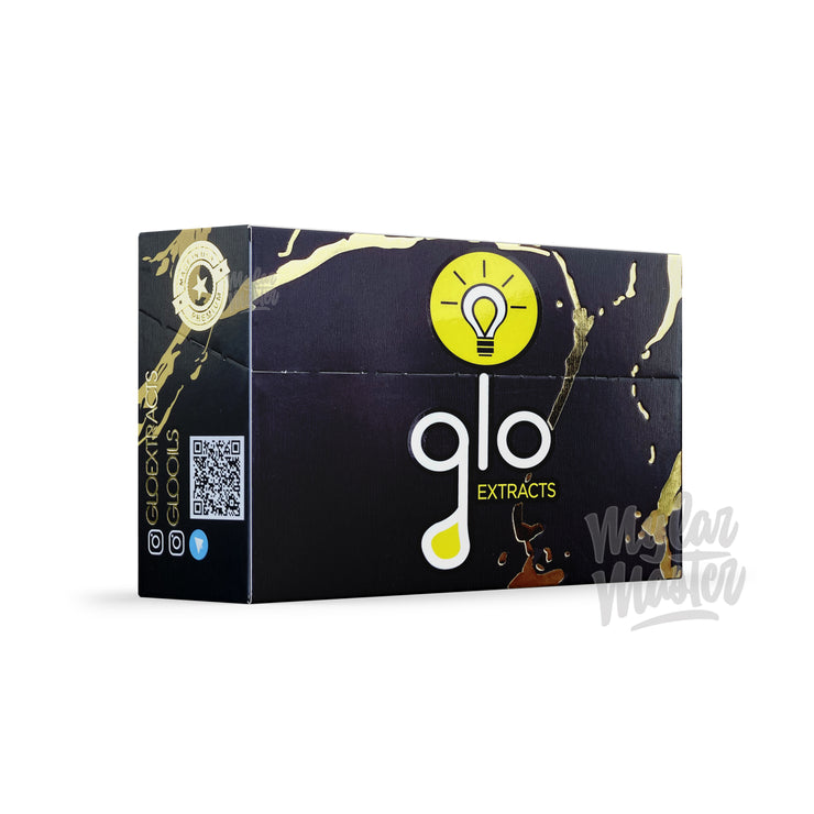 Glo Zaza Empty 1g Vape Cart Packaging Box and Stickers