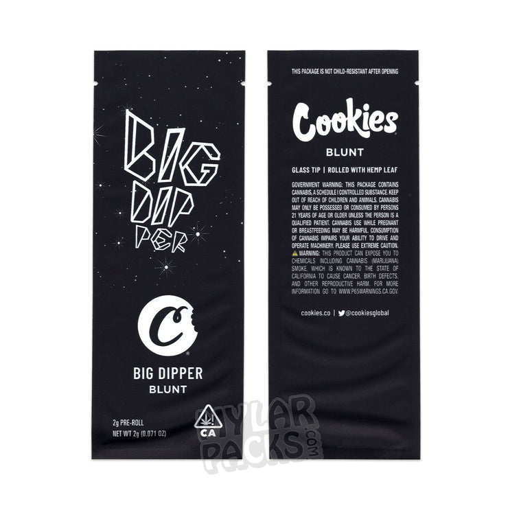 Big Dipper by Cookies Empty 2g Preroll Blunt Packaging