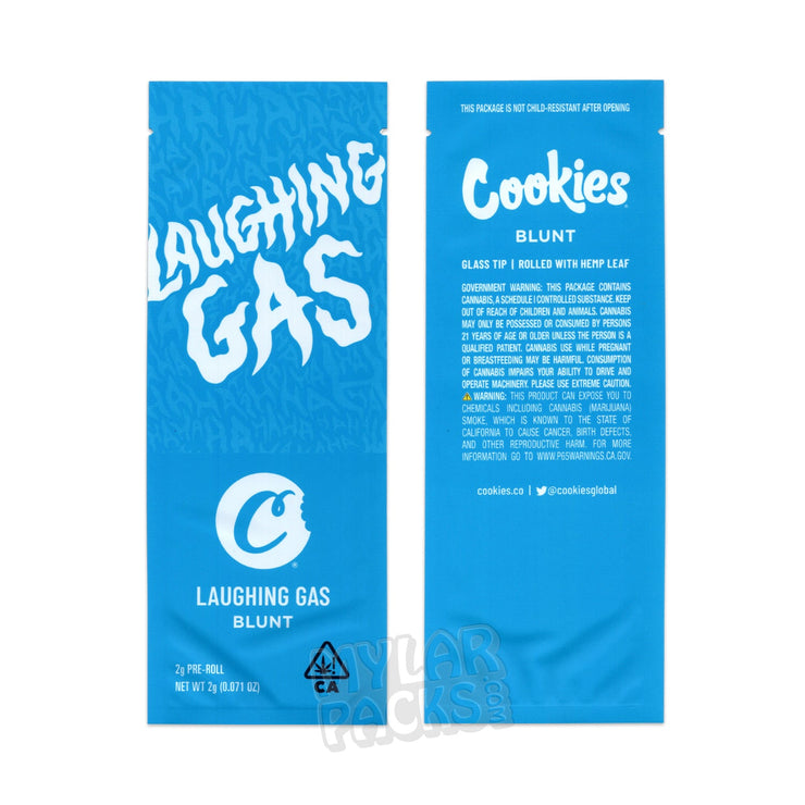 Laughing Gas by Cookies Empty 2g Preroll Blunt Packaging