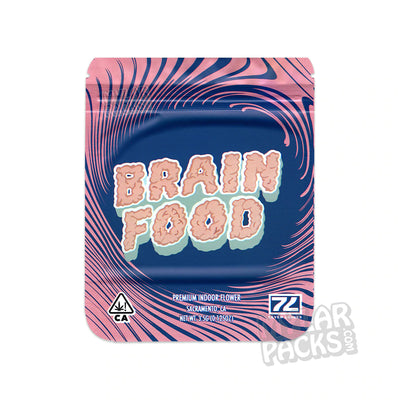  Zipper Seal  The Real  Smell Proof  Seven Leaves  Seven  Resealable  Packaging  Mylar Bags  Manufacturing  Leaves  Leafs  Food Grade  Food  Flower  Empty  Dry Herb  Cannabis  Brain Food  Brain  All Dry Herb Packs  7  3.5g