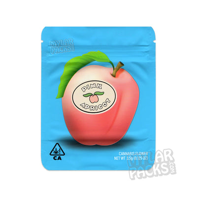 Zipper Seal  Standard  Smell Proof  SF  Resealable  Pink Apricot  Pink  Packaging  package  Mylar Bags  Manufacturing  Flower  Empty Bags  Dry Herb  Cookies  Cannabis  Bag  Apricot  All Dry Herb Packs  3.5g