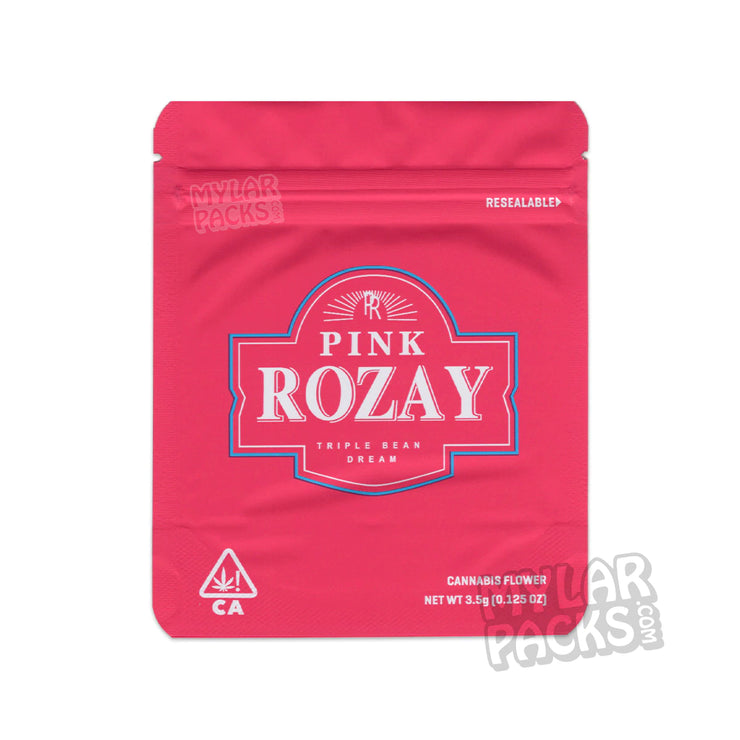 Zipper Seal  Pink Rozay  Manufacturing  Flower  Dry Herb  Cookies  All Dry Herb Packs  3.5g