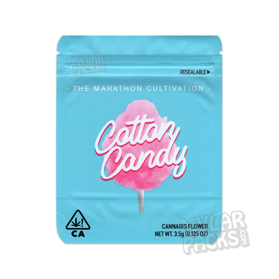 Zipper Seal  The Marathon Cultivation  Standard  Smell Proof  Resealable  Packaging  package  Mylar Bags  Mix  Marathon  Manufacturing  Flower  Empty Bags  Dry Herb  Dispensary  Cotton Candy  Cannabis  Bag  All Dry Herb Packs  3.5g