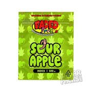 Zipper Seal  Sour  Resealable  Packaging  Mylar Bags  Mylar  Medicated  Infused  Gummy  Gummies  Food Grade  Faded Fruits  Empty Bags  Empty  Edibles  Candy  Apple  All Candy Packs  500mg