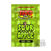 Zipper Seal  Sour  Resealable  Packaging  Mylar Bags  Mylar  Medicated  Infused  Gummy  Gummies  Food Grade  Faded Fruits  Empty Bags  Empty  Edibles  Candy  Apple  All Candy Packs  1000mg