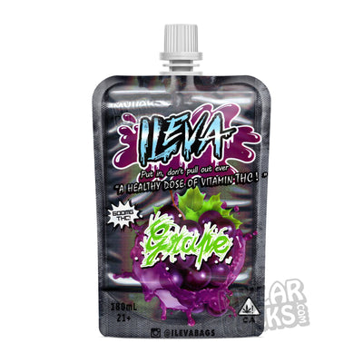  THC  Resealable  Packaging  Mylar Bags  Mylar  Medicinal  Medicated  Medical  Manufacturing  Lean  Juice  Infused  Ileva  Grape  Fruit  Food Grade  Empty Packaging  Empty  Drink Packaging  Drink  Cannabis Infused  Cannabis  600mg  6 fl oz  180ml