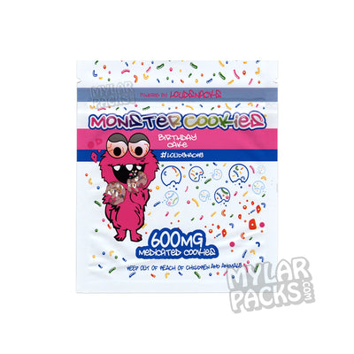 Zipper Seal  Sprinkles  Snackz  Snacks  Snack  Resealable  Packaging  Mylar Bags  Mylar  MonsterCookies  Medicated  LoudSnacks  Loud  Infused Snacks  Infused  Heat Seal  Food Grade  Empty Packaging  Empty Bags  Edibles  Cookiez  Cookies  Cannabis Infused  Cannabis  Cake  Birthday Cake  Birthday  All Snack & Food Packs  600mg