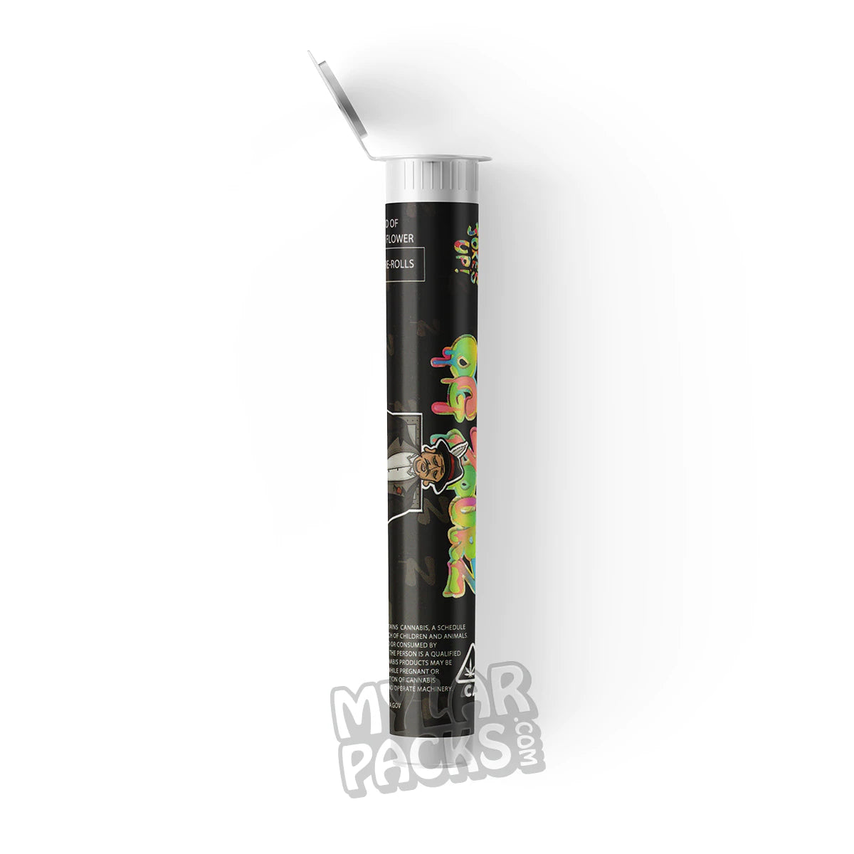 OG Zourz by Joke's Up 1g Empty Plastic Single Preroll Flower Packaging