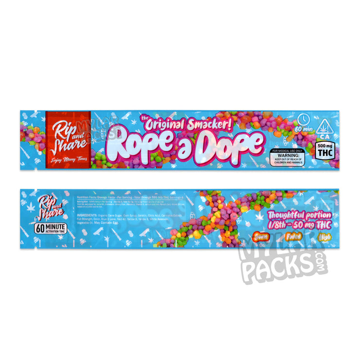 Rope a Dope  Rope  Nerds  Licorice  Heat Seal  Fruit  Edibles  Candy  Blue Bag  All Candy Packs  500mg