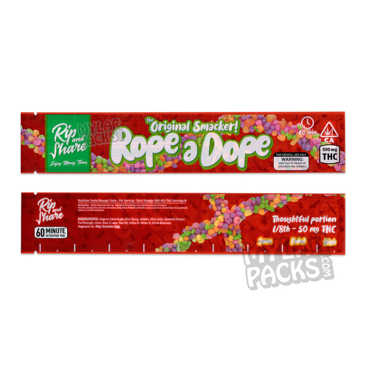 Rope a Dope  Rope  Red Bag  Nerds  Licorice  Heat Seal  Fruit  Edibles  Candy  All Candy Packs  500mg