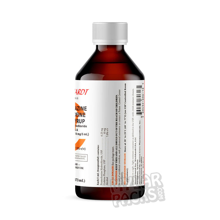 Wraparound  Wrap  Wockhardt  VIP  Sticker  Promethazine  Medicinal  Medical  Lean  Label  Generic  Drink Packaging  Drink  Cough Syrup