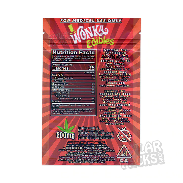 Zipper Seal, Wonka, Universal, Snack, Multi-Use, Gummy, Gummies, Generic, Empty Bag, Edibles, Cookies, Cookie, Chocolate, Cereal Bar, Candy, Brownies, Brownie, Red, All Candy Packs, 600mg, mylarmaster.com