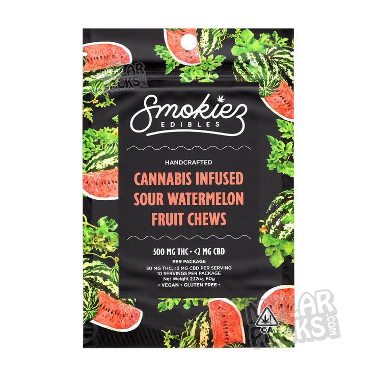 Zipper Seal  Watermelon  Sour  Smokiez  Shell  Packaging  Mylar Bags  Mylar Bag  Mylar  Medicated  Infused  Gummy  Gummies  Fruit  Food Packaging  Flavor  Empty Packaging  Empty Bags  Empty Bag  Empty  Edibles  Chews  Cannabis Infused  Cannabis  Candy  All Candy Packs