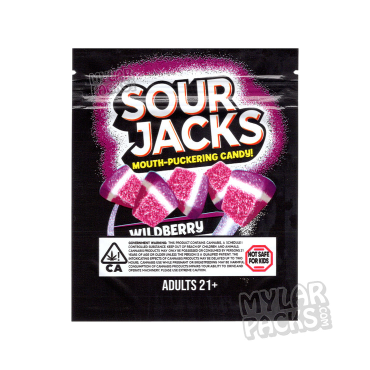 Zipper Seal  Wildberry  Wedges  Sour Jacks  Sour  Shell  Packaging  Mylar Bags  Mylar Bag  Mylar  Medicated  Jacks  Infused  Gummy  Food Packaging  Empty Packaging  Empty Bags  Empty Bag  Empty  Edibles  Cannabis Infused  Cannabis  Candy  and  All Candy Packs  600mg